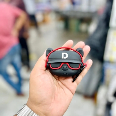 Picture of French Bulldog (Only Cover) For Apple Airpods Pro and  pro 2nd Gen Premium Earbuds Protective Cover (Headphone not included) joyroom T03s Pro Headphone not included