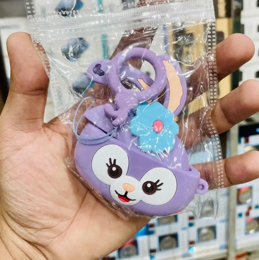 Picture of Purple Rabbit (Only Cover) For Apple Airpods Pro and  pro 2nd Gen Premium Earbuds Protective Cover (Headphone not included) joyroom T03s Pro Headphone not included