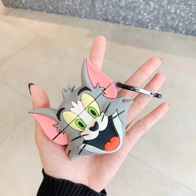 Picture of TOM (Only Cover) For Apple Airpods Pro and  pro 2nd Gen Premium Earbuds Protective Cover (Headphone not included) joyroom T03s Pro Headphone not included