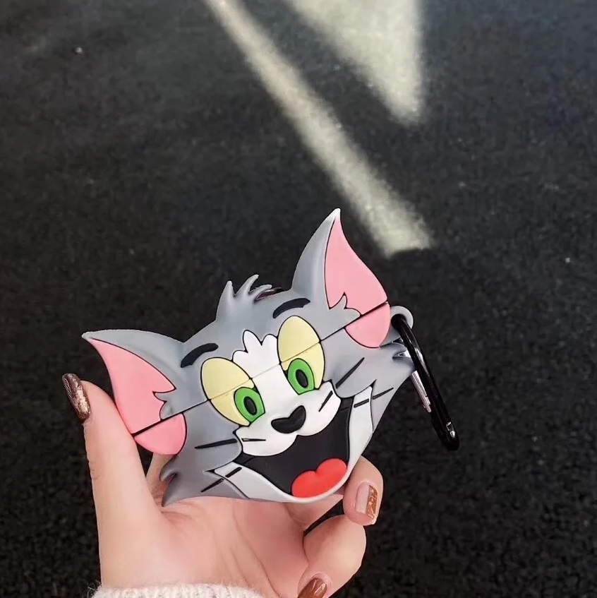 Picture of TOM (Only Cover) For Apple Airpods Pro and  pro 2nd Gen Premium Earbuds Protective Cover (Headphone not included) joyroom T03s Pro Headphone not included