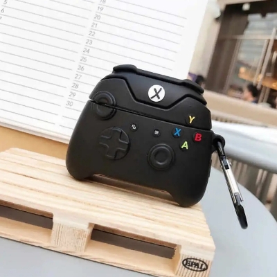 Picture of Xbox Game Controller Black (Only Cover) For Apple Airpods Pro and  pro 2nd Gen Premium Earbuds Protective Cover (Headphone not included) joyroom T03s Pro Headphone not included