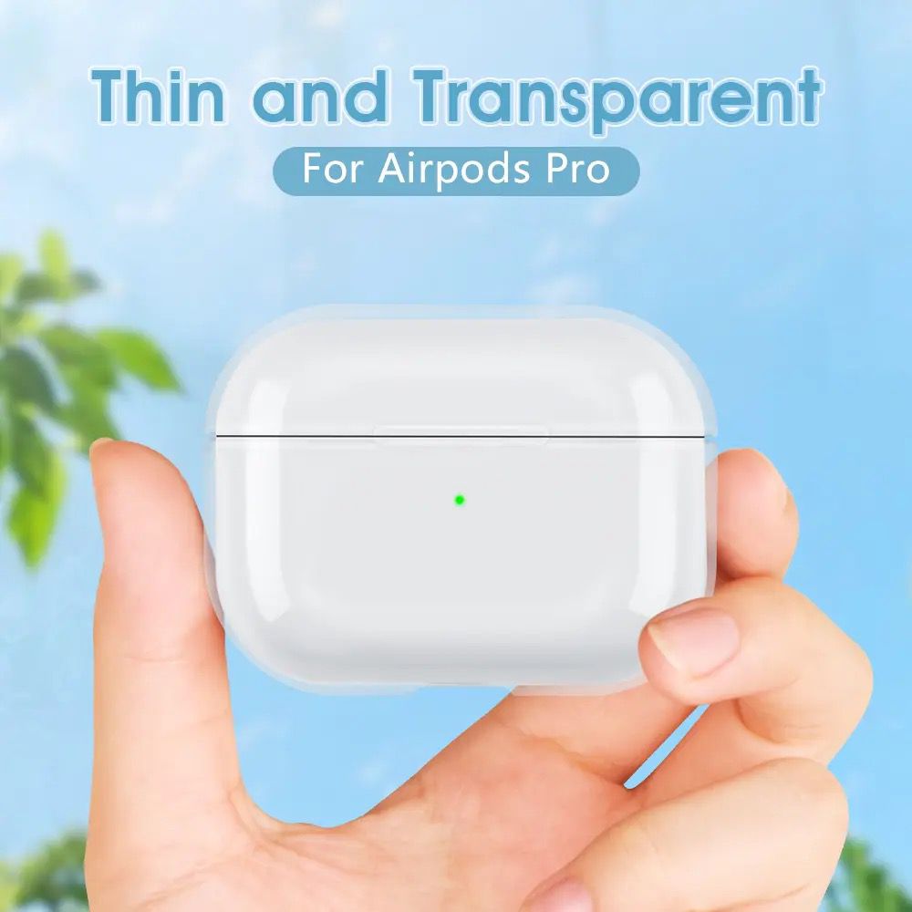 Picture of Transparent  (Only Cover) For Apple Airpods Pro and  pro 2nd Gen Premium Earbuds Protective Cover (Headphone not included) joyroom T03s Pro Headphone not included