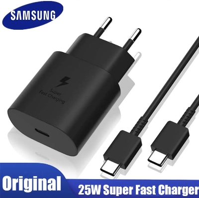 Picture of New SAMSUNG 25W USB-C Super Fast Charging Wall Charger (Samsung Galaxy S20/S20+/S20 Ultra/Note10/Note20/plus/S10 5G