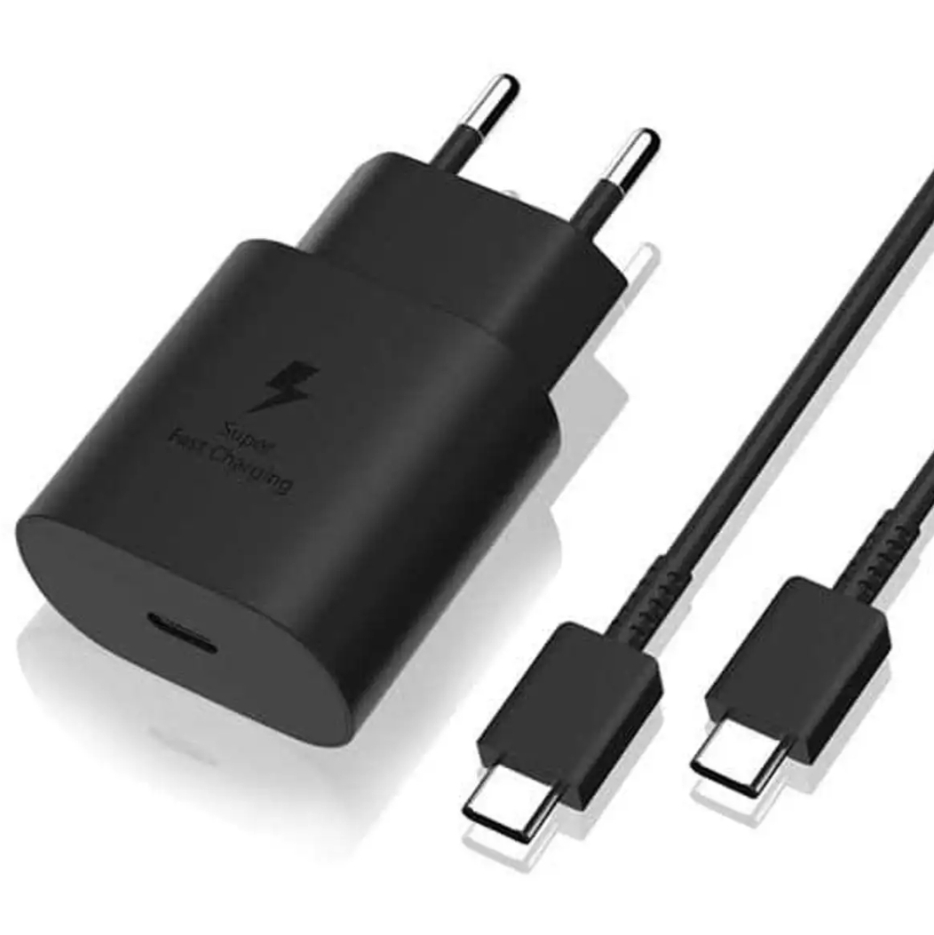 Picture of New SAMSUNG 25W USB-C Super Fast Charging Wall Charger (Samsung Galaxy S20/S20+/S20 Ultra/Note10/Note20/plus/S10 5G