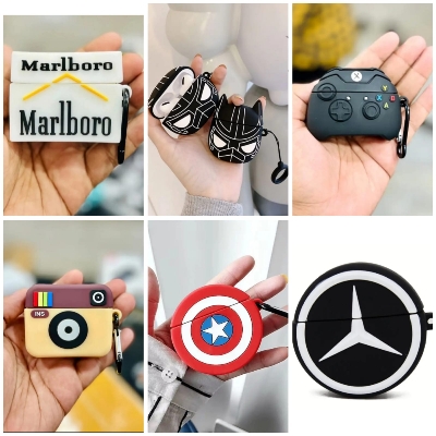 Picture of wanted(Only Cover) For Apple Airpods Pro and  pro 2nd Gen Premium Earbuds Protective Cover (Headphone not included) joyroom T03s Pro Headphone not included