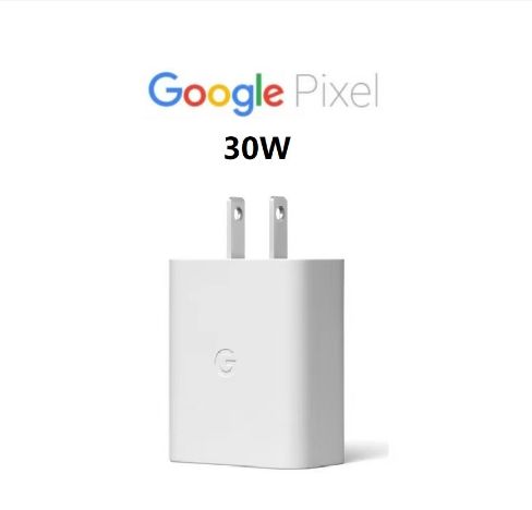 Picture of 100%  Google 30W USB-C Charger Fast Charging Pixel Phone Charger Adapter and Type C To Type-C PD Cable Compatible with Google Products and Other USB-C Devices