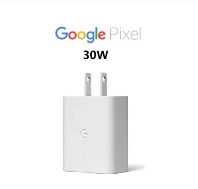 Picture of 100%  Google 30W USB-C Charger Fast Charging Pixel Phone Charger Adapter and Type C To Type-C PD Cable Compatible with Google Products and Other USB-C Devices