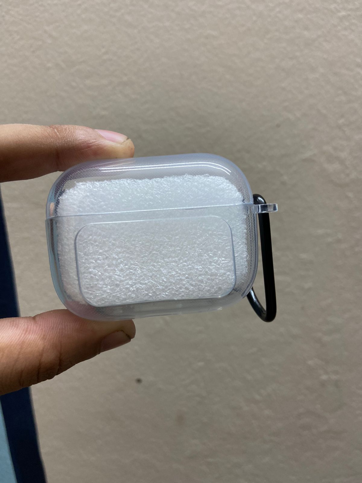 Picture of (Only Cover) Transparent Earphone Case For Airpods A9 pro Touch Screen Display  Protective Cover