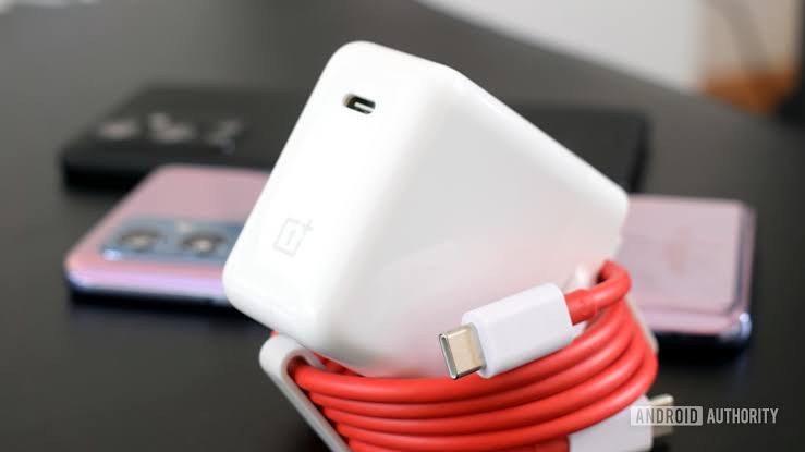 Picture of OnePlus (1+) GaN 65W Super warp Wall Charger with type-C cable for oneplus 8t, 8, 9, 9r, 9pro