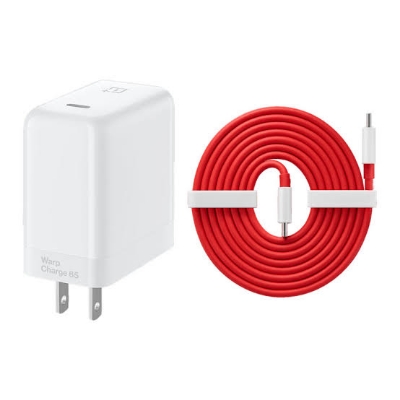 Picture of OnePlus (1+) GaN 65W Super warp Wall Charger with type-C cable for oneplus 8t, 8, 9, 9r, 9pro