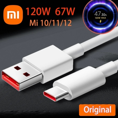 Picture of Xiaomi Type-C 6A 33w 65w 120w Turbo Charger Cable Quick Charging Type C USB