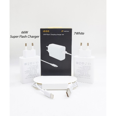 Picture of VIVO 66W Charger Flash Charge Power Wall Adapter Type C Cable For vivo X70 X60 X50 X30 V27 Pro S12 S15 S16 e IQOO Neo 5