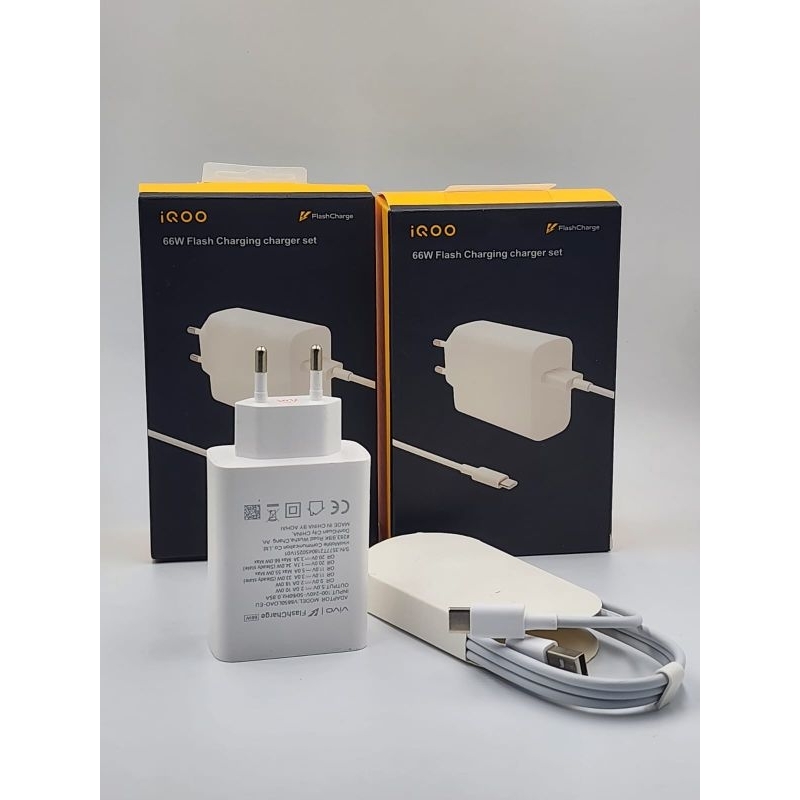 Picture of VIVO 66W Charger Flash Charge Power Wall Adapter Type C Cable For vivo X70 X60 X50 X30 V27 Pro S12 S15 S16 e IQOO Neo 5
