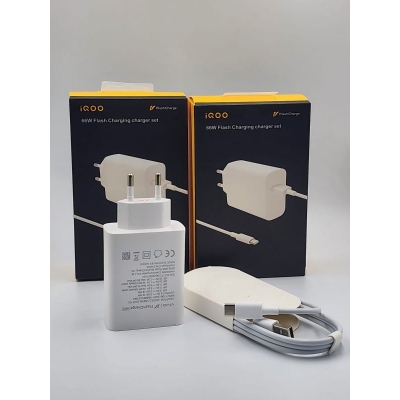Picture of VIVO 66W Charger Flash Charge Power Wall Adapter Type C Cable For vivo X70 X60 X50 X30 V27 Pro S12 S15 S16 e IQOO Neo 5