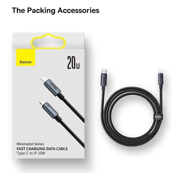 Picture of Baseus Minimalist Series 20W Type-C to Lightning Fast Charging Data Cable