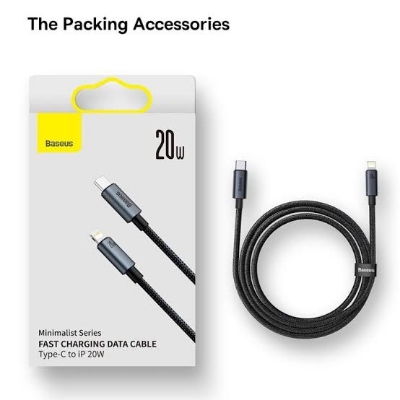 Picture of Baseus Minimalist Series 20W Type-C to Lightning Fast Charging Data Cable
