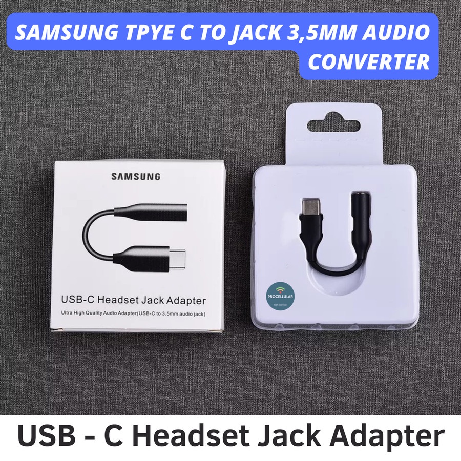 Picture of SAMSUNG Type C 3.5 Jack Earphone Cable USB C to 3.5mm AUX Headhones Adapter For SAMSUNG Galaxy Note 10 Plus 10+ A90 A80 A6/Samsung Type - C to 3.5mm Headphone Adapter