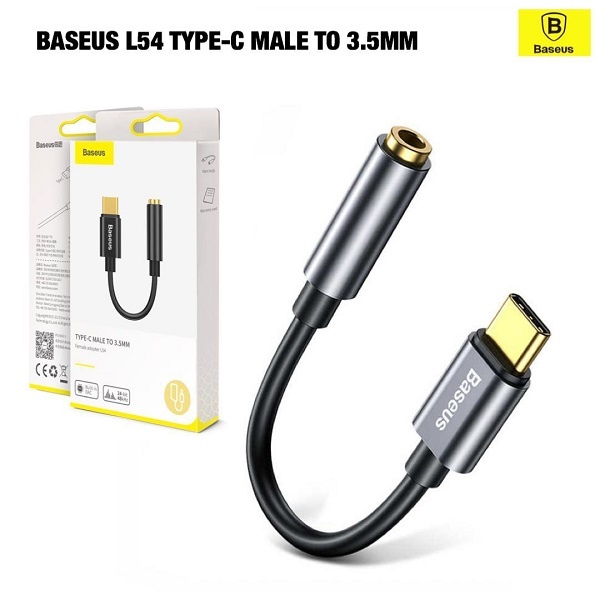 Picture of Baseus Type C to Jack Headphone Audio Aux Adapter Cable