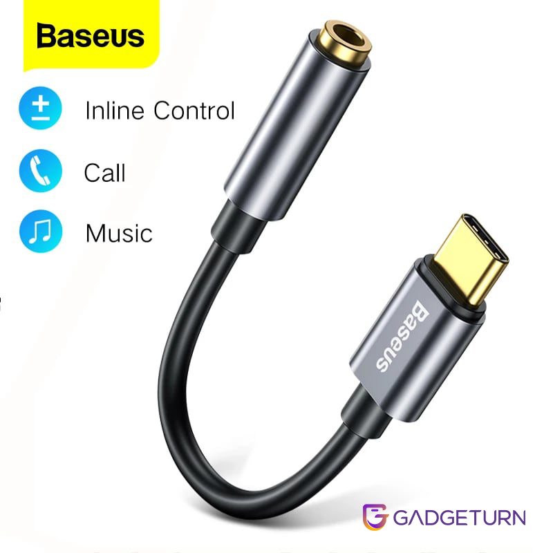Picture of Baseus Type C to Jack Headphone Audio Aux Adapter Cable