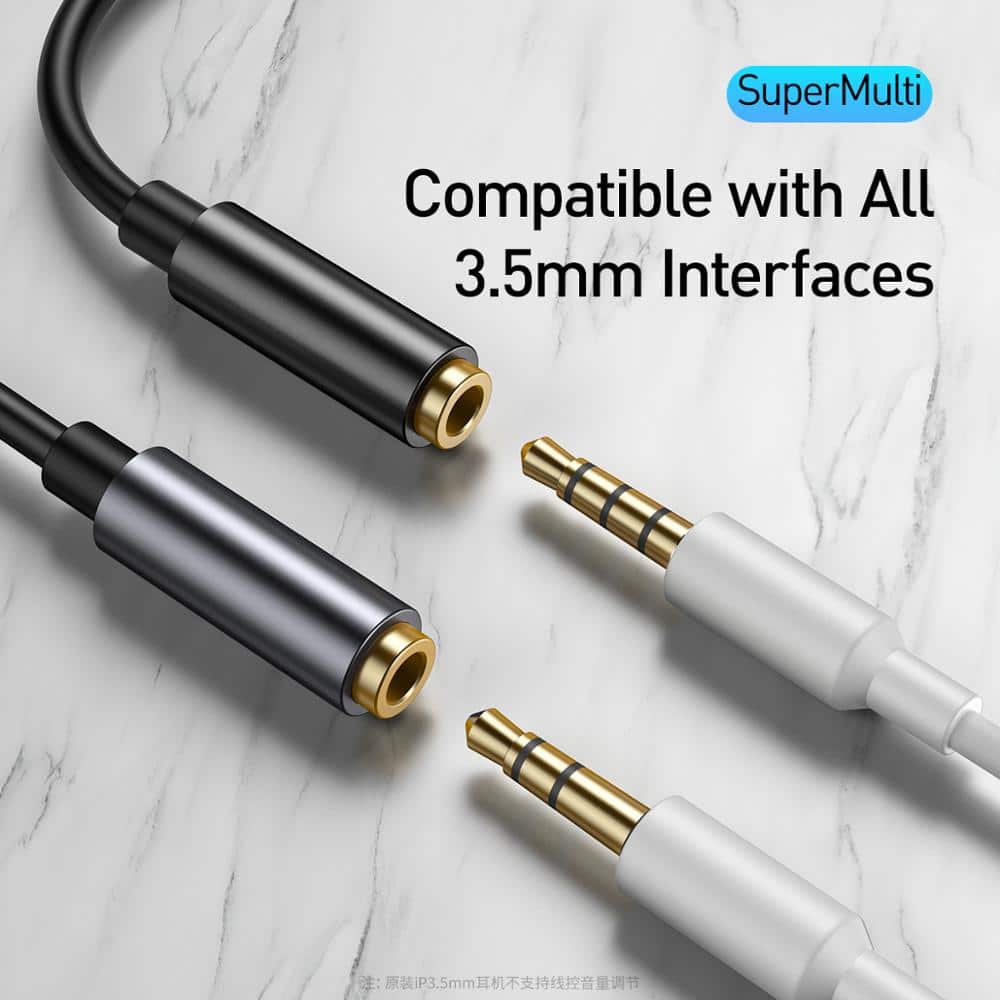Picture of Baseus Type C to Jack Headphone Audio Aux Adapter Cable