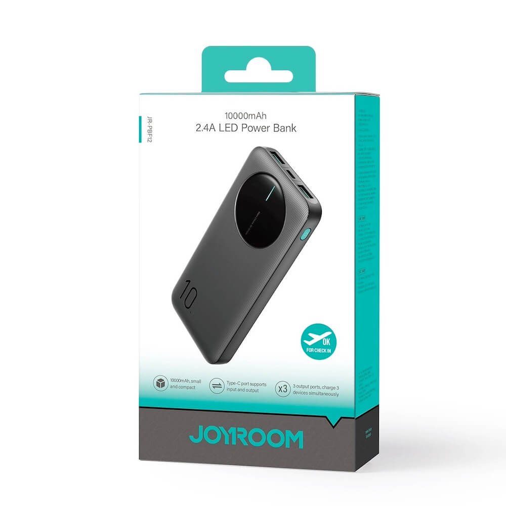 Picture of JOYROOM JR-PBF12 2.4A LED Power Bank 22.5W 10000mAh