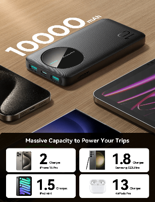 Picture of JOYROOM JR-PBF12 2.4A LED Power Bank 22.5W 10000mAh