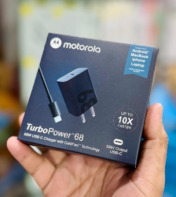 Picture of Motorola 68W USB-C Charger with GanFast Technology