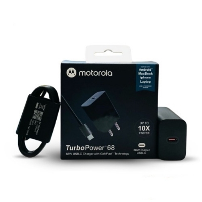 Picture of Motorola 68W USB-C Charger with GanFast Technology