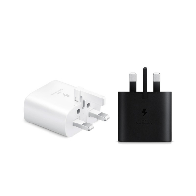 Picture of 25W PD 3 Pin Adapter (3 Pin Only Adapter) Campatible to Samsung – Super Fast Charging USB-C Charger