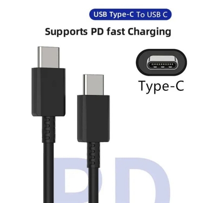 Picture of Samsung 5A Super Fast Charging USB C to Type C Cable For Galaxy S24 Ultra S23 Ultra S22 S21 Plus S20 Note 20 Note 10+ A54 A34 A24 A14 Tab S9 Ultra PD 3.0 Type C