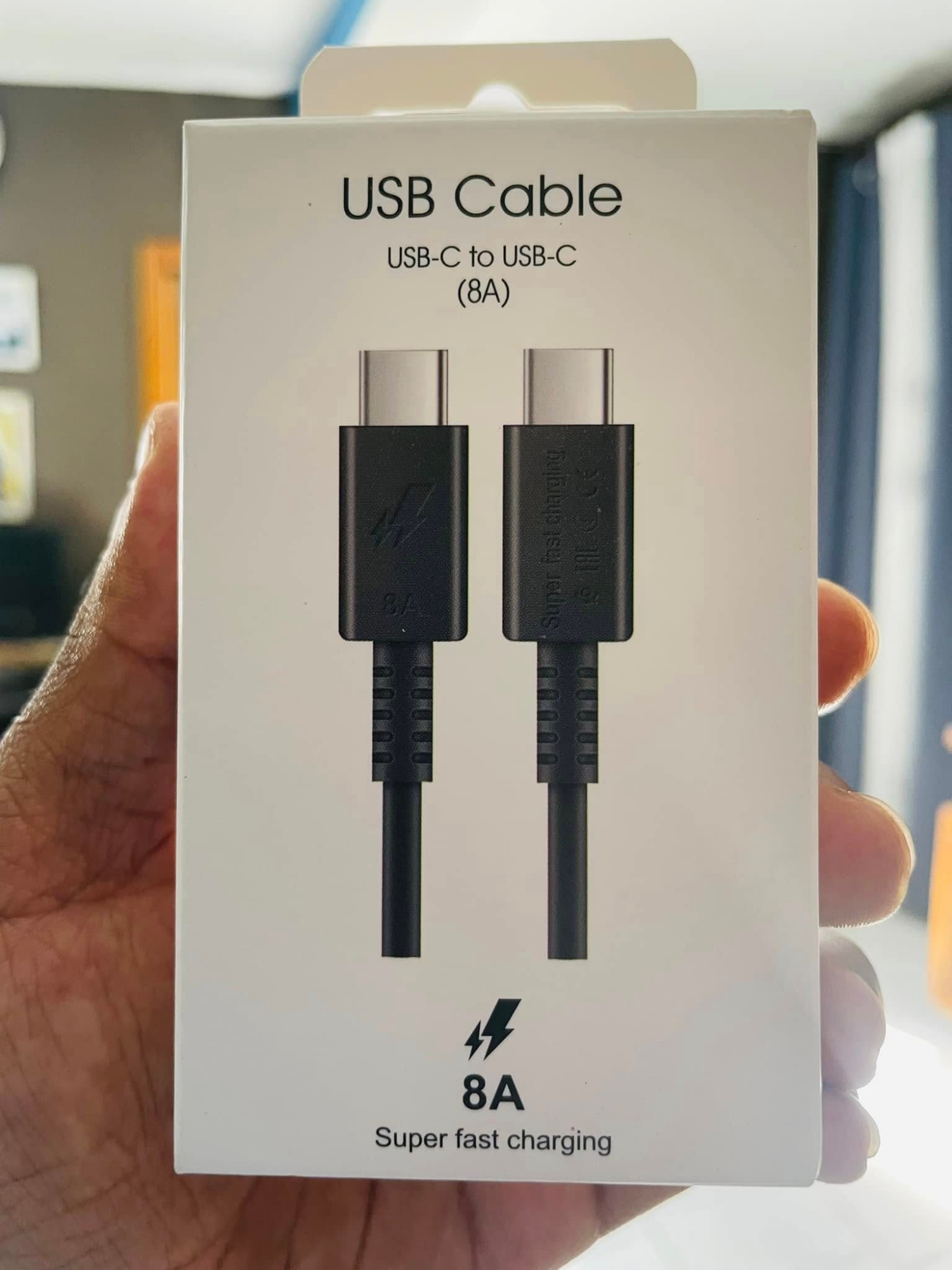 Picture of Samsung (8A) Cable Type C Original P​d USB C Super Fast Charging (8A)