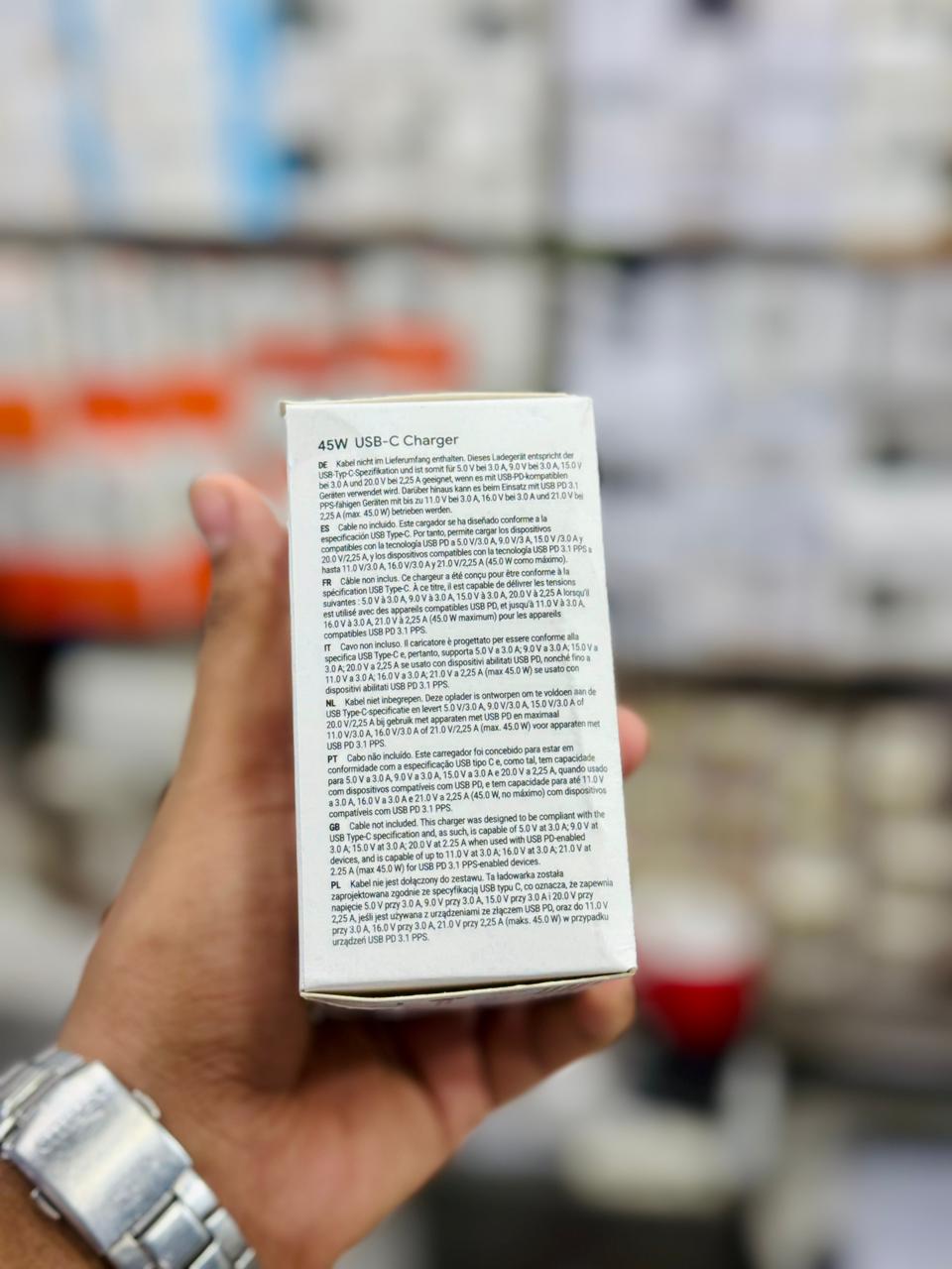 Picture of Google Pixel  45 W USB type-C to type-C fast charging Adapter