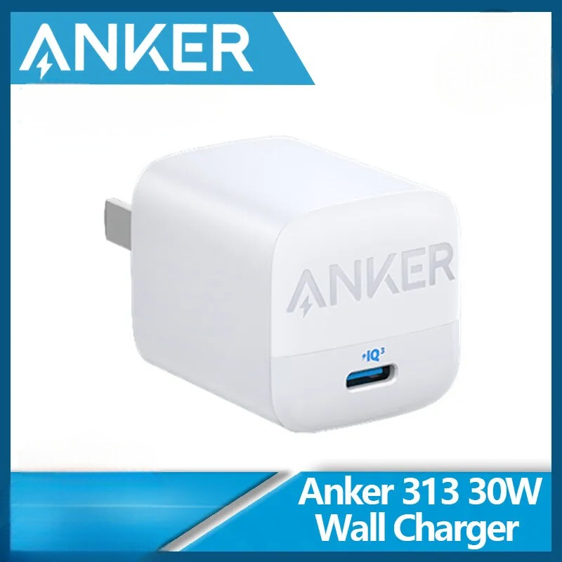 Picture of Anker 313 GaN 30W Foldable Charger USB C Power IQ 3.0