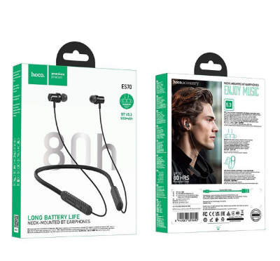 Picture of Hoco ES70 Armour Bluetooth Neckband 80hours Battery Neckband Bluetooth Headsets Earphone