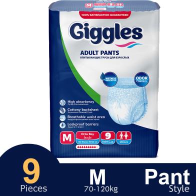 Picture of Giggles Adult Pants Medium 9Pcs