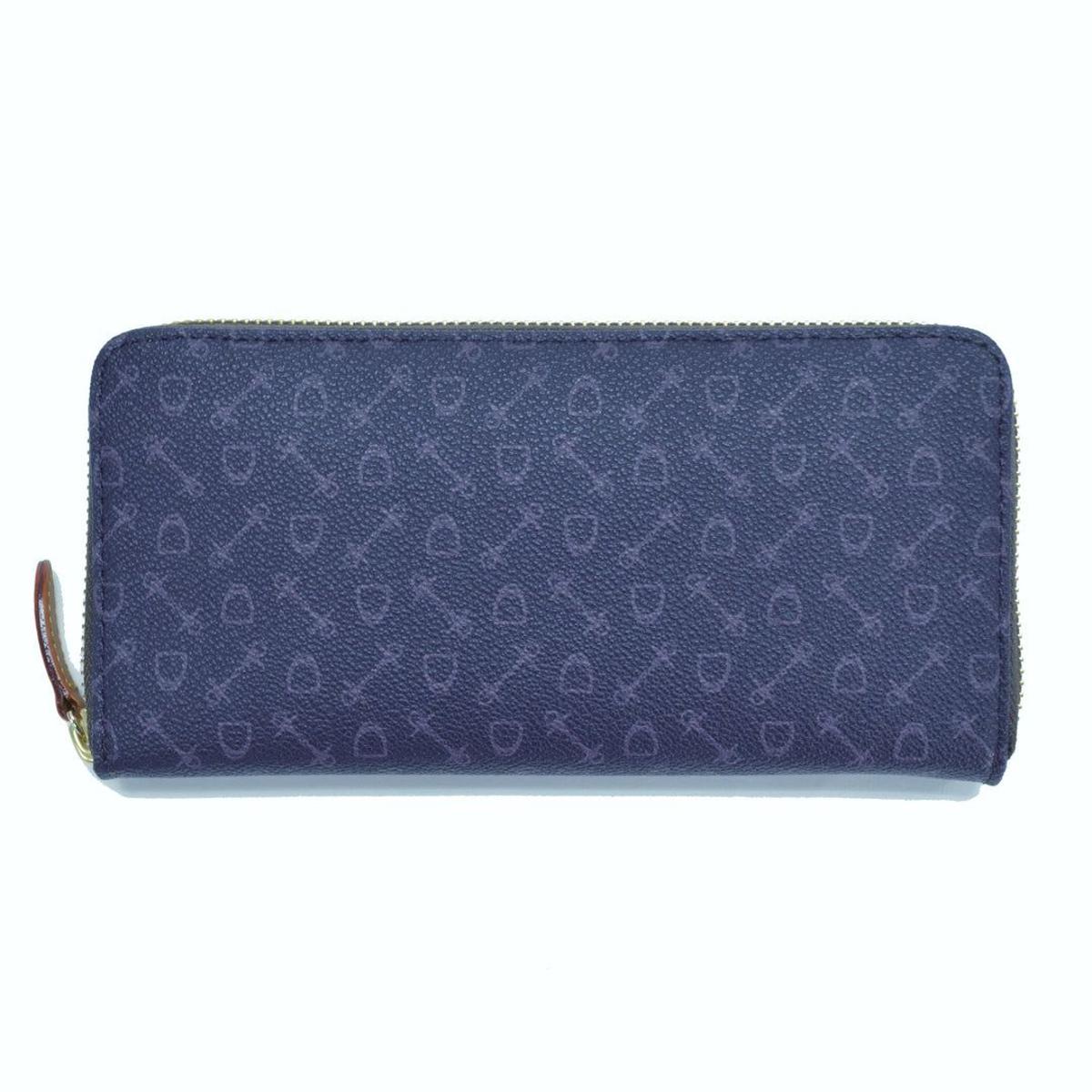 Picture of Women's Long Printed Wallet, Mobile Phone Bag, Singel Zipper, Navvy Blue Color, Fashion, New, Ladies. - IFH - Mani Bag