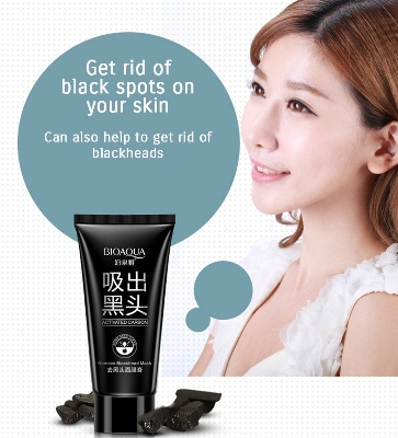 Picture of Blackhead Remover Black Spots Mask Nose Pilaten Acne Purifying Peel Off Charcoal Deeply Cleanses Pores Skin