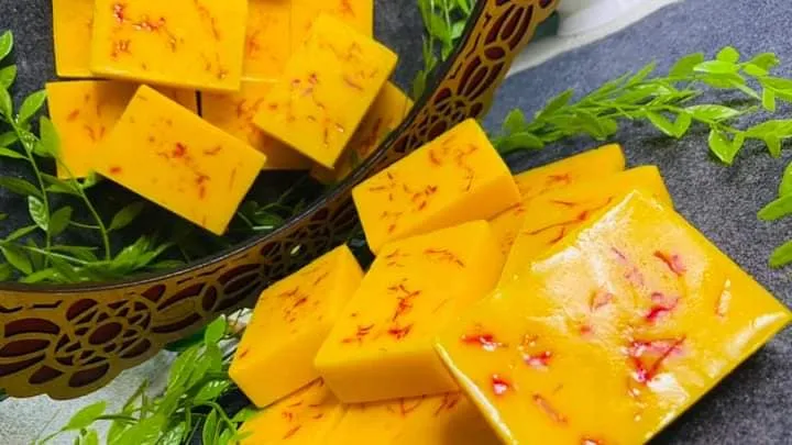 Picture of Saffron Goat Milk Handmade Soap Bar