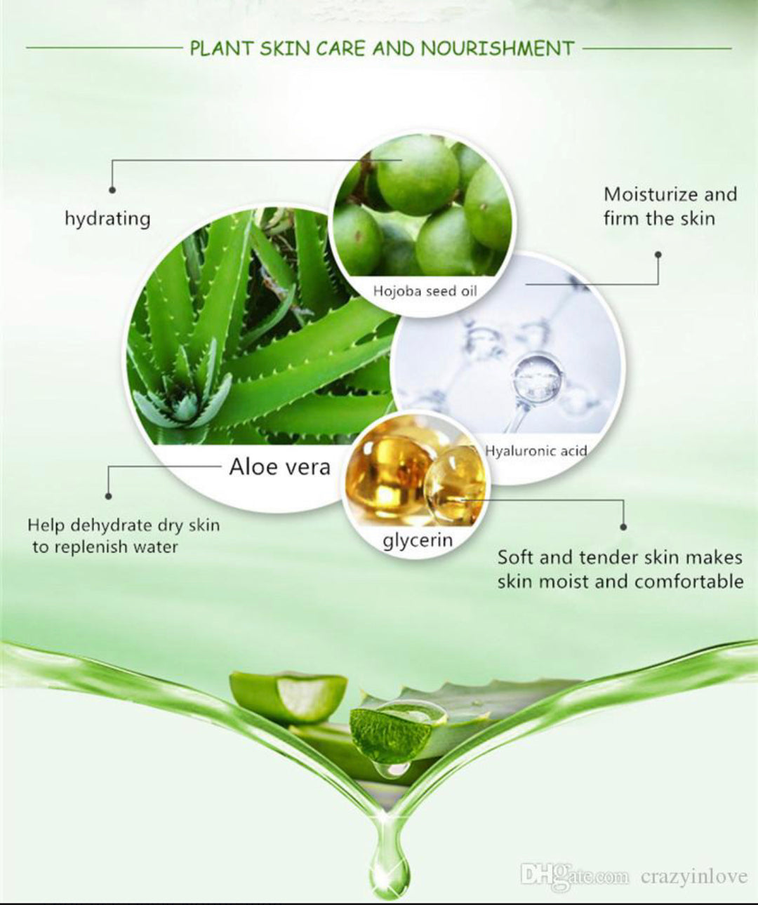 Picture of BIOAQUA Soothing & Moisture Aloe Vera 92% Soothing Gel Face Sheet Mask- 30g