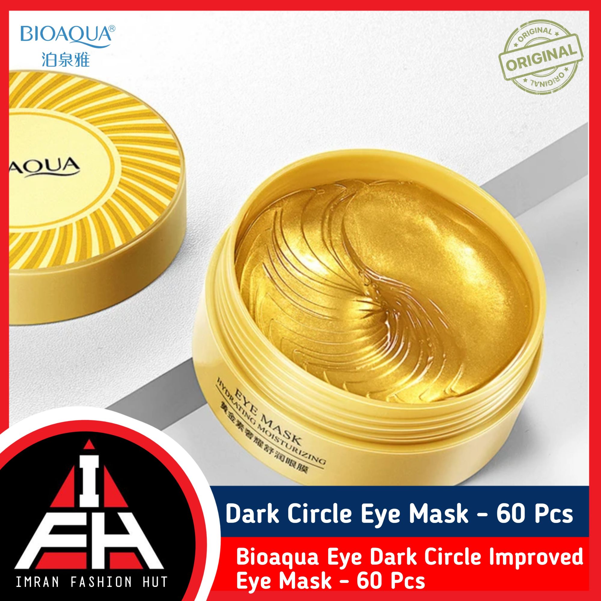 Picture of Bioaqua Eye Dark Circle Improved Eye Mask- 60 Pcs