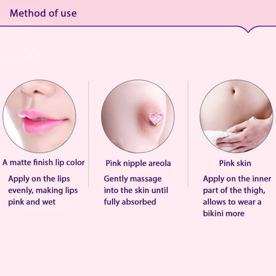 Picture of Nenhong Pink Body Cream Bioaqua Pink Cherry Whitening Cream