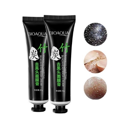 Picture of BIOAQUA Bamboo Charcoal Blackhead T Zone Pig Nose Remover Peel Msk 30g - Face Mask