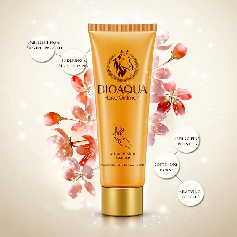 Picture of BIOAQUA Moisturizing & Hydrating Horse Ointment Miracle Skin Essence Hand Cream- 60g
