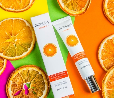 Picture of BIOAQUA Vitamin C Moisturizing Eye Cream for fine eye & Tender Mooth- 20g