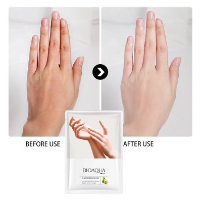 Picture of Bioaqua Moisturizing Avocado Niacinamide Hand Sheet Mask- 1 Pair