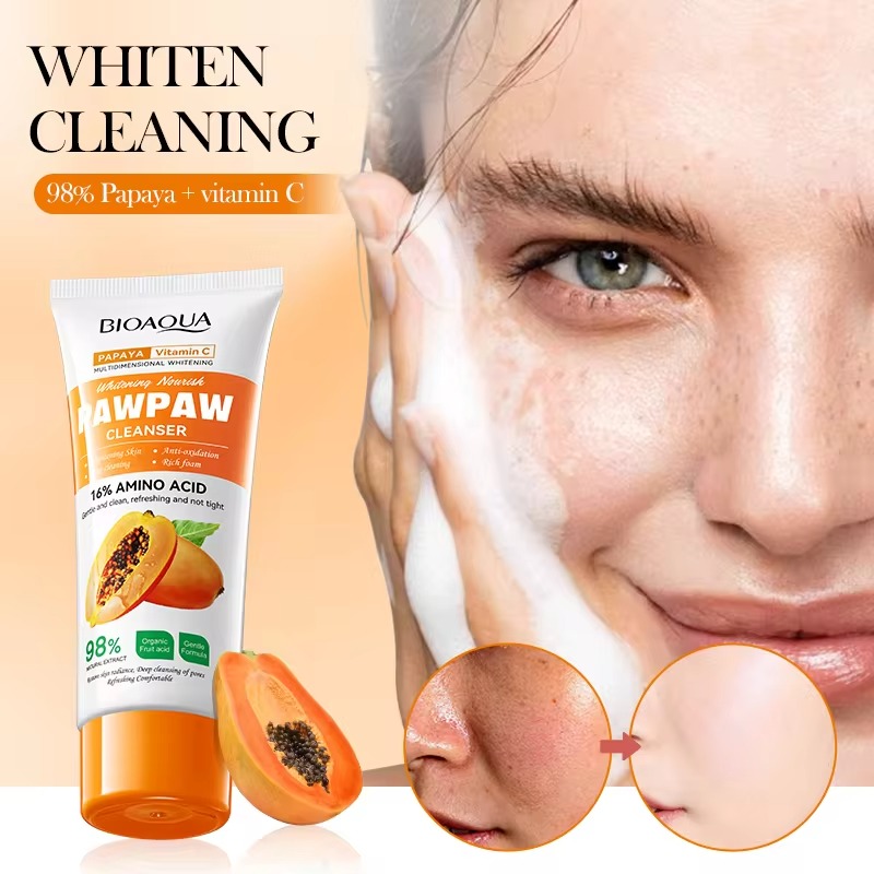 Picture of BIOAQUA Papaya Vitamin C Pawpaw Exfoliating Scrub- 100g