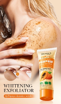 Picture of BIOAQUA Papaya Vitamin C Pawpaw Exfoliating Scrub- 100g
