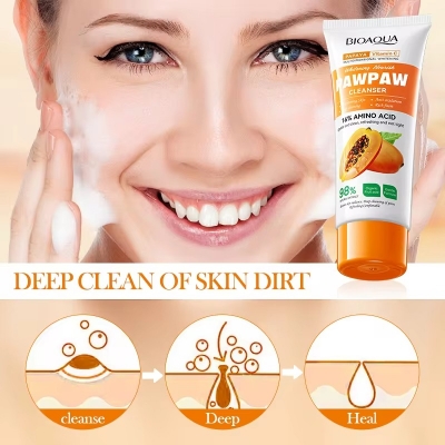 Picture of BIOAQUA Papaya Vitamin C Pawpaw Exfoliating Scrub- 100g