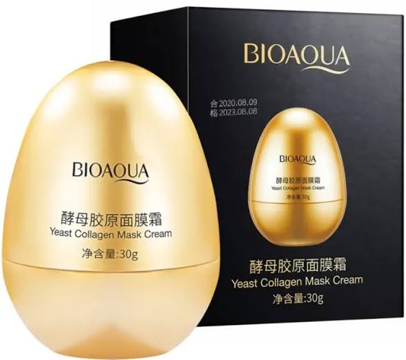 Picture of BIOAQUA Moisturizing & Cleansing Yeast Collagen Mask Cream- 30g