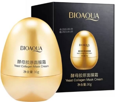 Picture of BIOAQUA Moisturizing & Cleansing Yeast Collagen Mask Cream- 30g